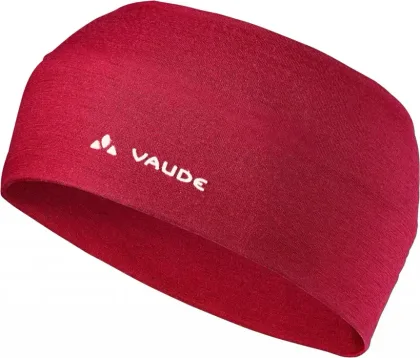 Vaude čelenka Cassons Merino Headband, unisex, dark indian red