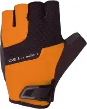 Chiba Cyklistické rukavice Gel Comfort BLACK/ORANGE L, Oranžová