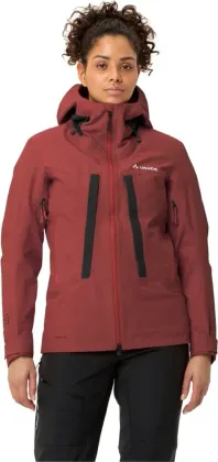 Vaude hardshell bunda Monviso 2,5L, dámska, červená (redeva)