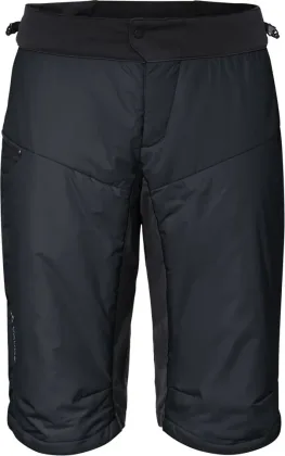 Vaude zateplené cyklošortky Minaki IV, unisex, čierne