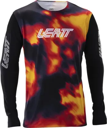 LEATT dres dlhý rukáv MTB Gravity 8.0, Heatmap Red