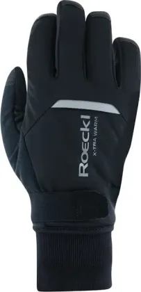 ROECKL cyklistické rukavice zimné Villach 3, unisex, black