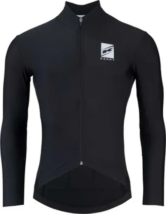 KENNY Zimný cyklistický dres ESCAPE Grana čierny, Čierna