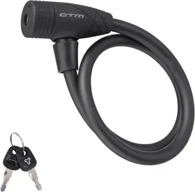 Zámok špirálový CTM CABLE, 10x650mm