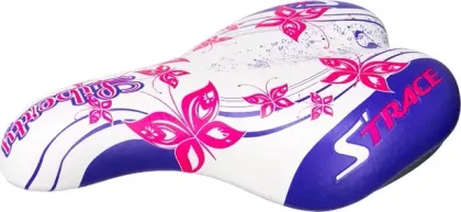 Sedlo CTM detské Jenny, fialové, ružové motýliky, 16''