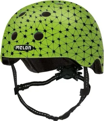 Melon Detská cyklistická prilba Toddler Magic Reflex zelená 2024, Zelená