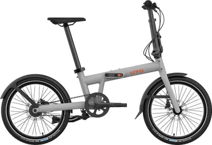 UTO Skladací bicykel PRO20 NE 2025, Čierna/Sivá