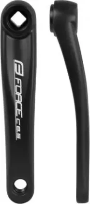 FORCE kľuka ľavá C8.5 Al, 175 mm, čierna