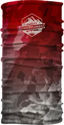 Šatka CTM WRAP, Marble badge červená