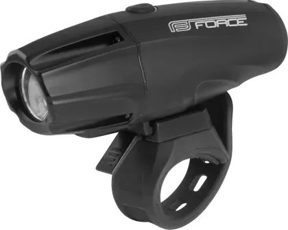 FORCE svetlé predné SHARK 700LM USB, čierne