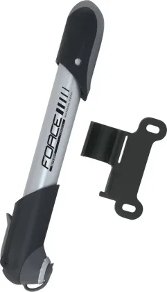 FORCE pumpa SPORT DUO TELESKOP Al, strieborná
