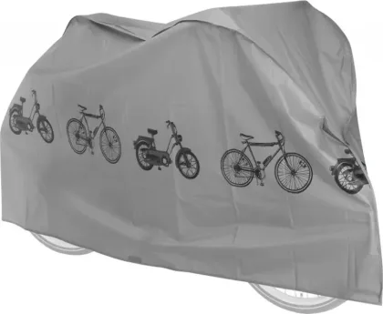 FORCE obal-plachta na bicykel 220x120x68 cm, strieborná