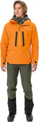 Vaude hardshell bunda Monviso 2,5L, pánska, oranžová (kurkuma)