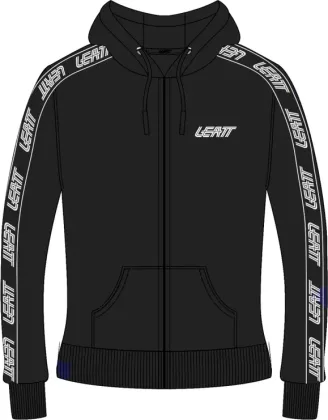 LEATT mikina na zips Tech Women, Heather Black