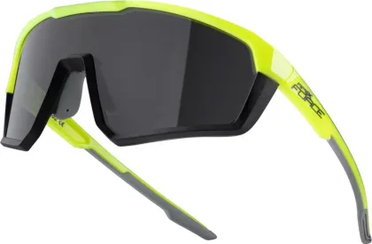 FORCE okuliare APEX, fluo-čierne, čierne kontrastné sklo