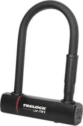 Trelock Zámok podkova U4 Mini 83 x 152 mm, držiak ZB 401
