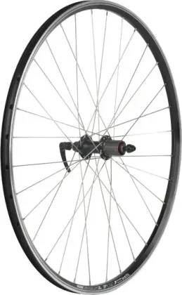 DEMA koleso Standard 26’ MTB zadné, čierne+GBS, kazetové QR, nerez