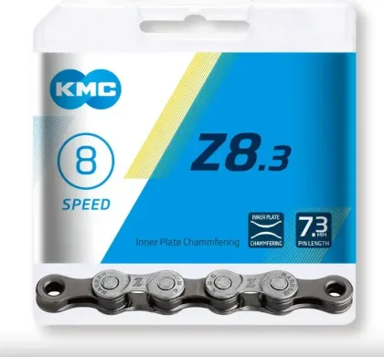 KMC Reťaz Z 8.3 strieborno-šedá, 114 článkov
