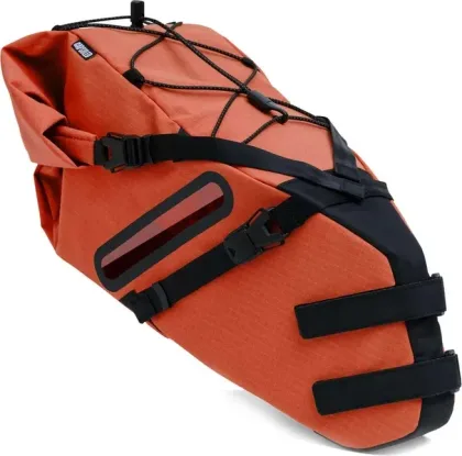 Capsuled Podsedlová taška Saddle Bag 14 l Orange Rust, Čierna/Žltá/Červená