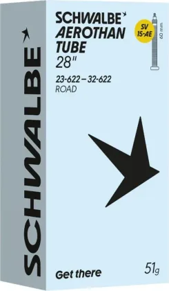 Duša SV15-AE (23/32-622) 28x0.90–1.25 SV 60mm Aerothan 51g