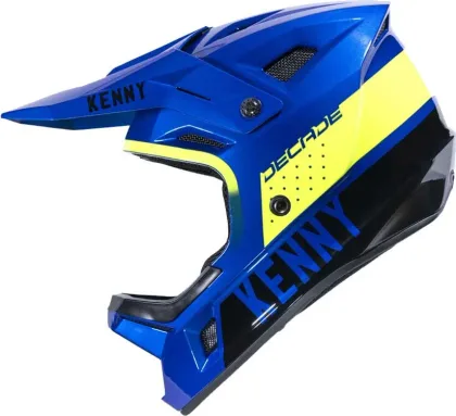 KENNY Cyklistická prilba DECADE Smash candy blue L, Žltá/Modrá