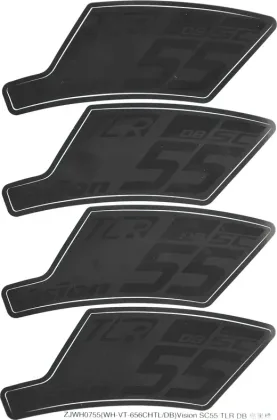 VISION nálepky na ráfik SC 55 DB TL, BLACK