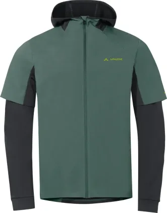Vaude cyklistický dres All Year Moab FZ Hoody, pánsky, dusty forest