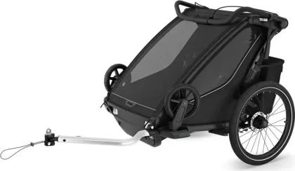 Vozík CHARIOT SPORT 2 Double čierny