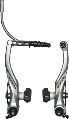 Brzda Alivo V-brake BR-T4000 strieborná s vodiacou trubkou