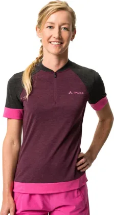 Vaude all-mountain dres, Altissimo Q-Zip, cassis, dámsky