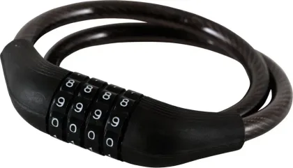 Zámok CODE 10/650mm kódový čierny