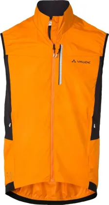 Vaude cyklistická vesta Kuro Air, pánska, oranžovo-čierna (kurkuma)