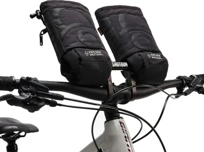 Kids Ride Shotgun Kids Ride Shotgun Cyklistické rukavice POGGIES Cyklistické rukavice POGGIES, Čierna