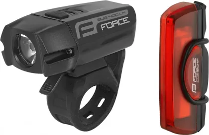 FORCE sada svetiel GLARE USB predné + zadné