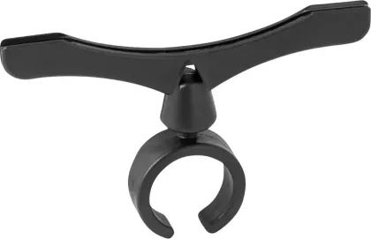 FORCE držiak cenovky plastový pre 25,4 mm, 80 mm, čierny
