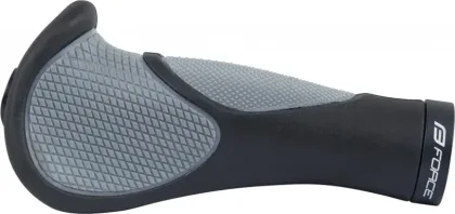 FORCE gripy ANATOMIC istené, čierno-šedé, balené