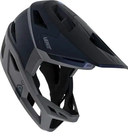 LEATT integrálna prilba MTB Gravity 4.0, Stealth Black/Grey