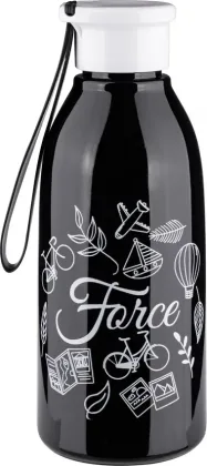 FORCE fľaša DROP 0,6 l, čierna