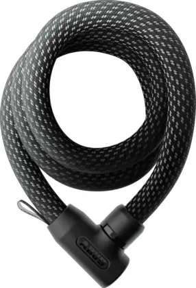 ABUS Zámok na bicykel Yarnit 4004K/140 čierny, Čierna