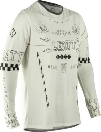 LEATT dres dlhý rukáv MTB Gravity 3.0, Cream White