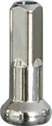 Niple mosadzné 2x14mm, strieborné