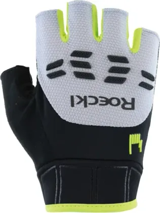 ROECKL Rukavice cyklistické Iseler 2, šedo-žlto-čierne (harbor mist/black)