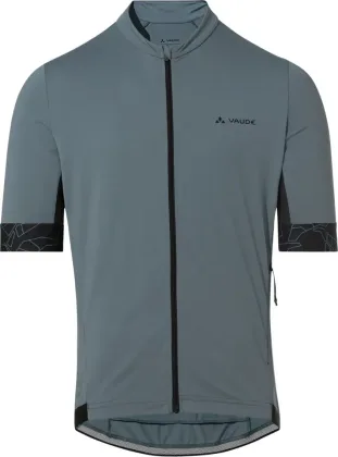 Vaude cyklistický dres Kuro FZ, pánsky, sivý (heron)