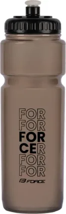 Force fľaša DAILY 0,75 l,transparentná čierna-čierna
