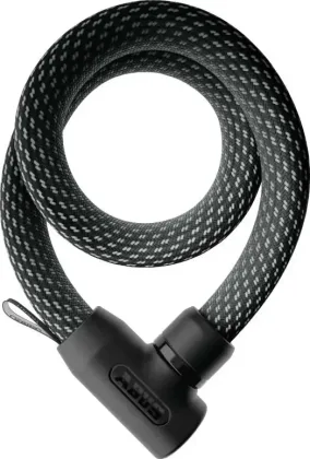 ABUS Zámok na bicykel Yarnit 4004K/85 čierny, Čierna