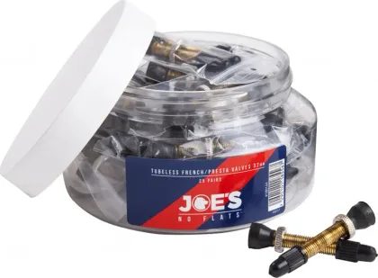 JOE´s NO-FLATS sada bezdušových ventilkov FV - 32mm (25párov)