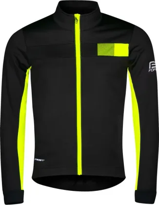 Force bunda FROST softshell pánská, černo-fluo