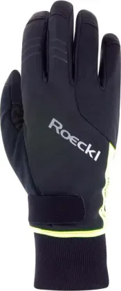 ROECKL Rukavice cyklistické zimné Villach 2 čierna/fluo žltá