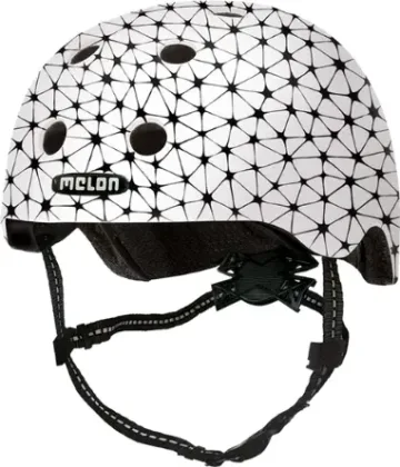 Melon Detská cyklistická prilba Toddler Magic Reflex biela 2024, Biela