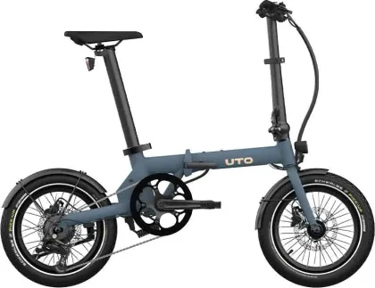 UTO Skladací elektrobicykel OG16 2025 Ocean Blue, Čierna/Zelená/Modrá/Béžová